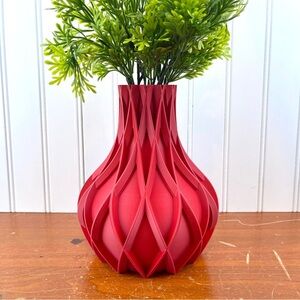 Modern Vase, The Avoi Vase, Flower Vase, Bookshelf Table Decor